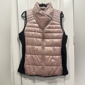 Calvin Klein Performance Blush and Black Puffer Vest